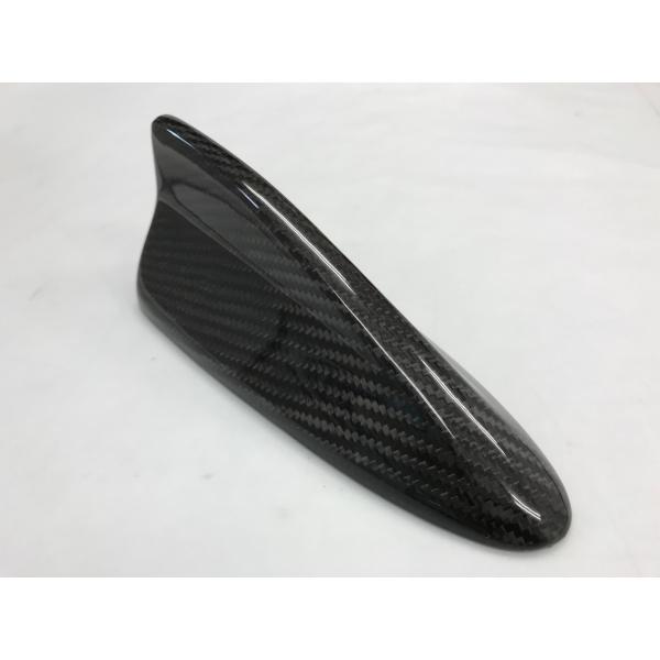 リアルカーボン シャークフィンアンテナカバー アクセラスポーツ後期 BM系 ※純正シャークフィンアン...