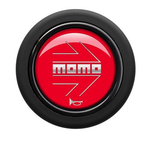 正規品 MOMO モモ ホーンボタン ARROW RED アローレッド HB-19 センターリングな...