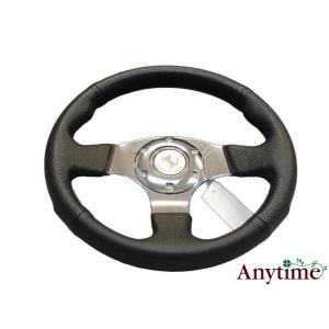 ステアリング 28Φ PVCレザー シルバースポーク ノスタルジック NISMO