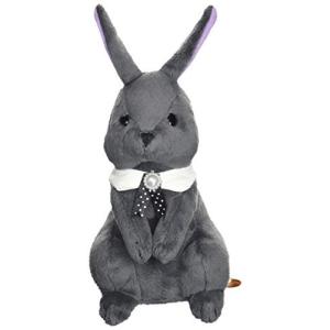 野うさぎシリーズ ぬいぐるみ 全長18cm グレー