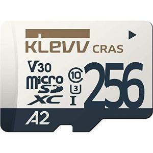 エッセンコアクレブ KLEVV microSDXC 256GB UHS-I U3 V30 A2 最大読込:100MB/s 4K対応 Nintendo
