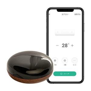 トリゴ （TOLIGO) インテリアに馴染む木目調スマートリモコン TLG-SR01 ACアダプタUSBコード付き 遠隔操作 学習リモコン Wi-Fiの商品画像