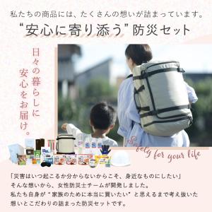 【レビュー特典】女性防災士監修|1人用防災バッ...の詳細画像3