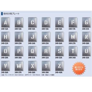 �H�ʐ����t���p�v���[�g�@�A���t�@�x�b�g�@A?N�@1���@�������@��150mm�@349