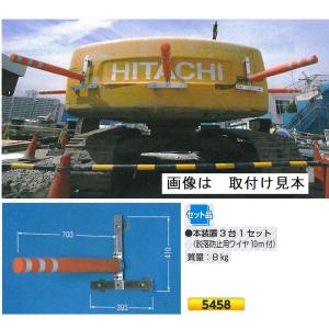 重機接触防止装置　エスカルバー　建設用重機用　3台１セット　つくし工房