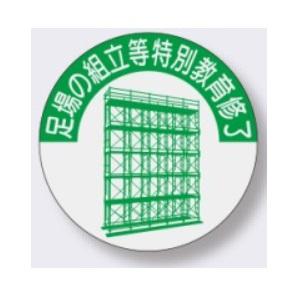 ヘルメット用ステッカー　足場の組立等特別教育終了資格者用