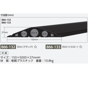 ユニット ソフトカラープロテクター　床用ケーブル保護システム　L=5m