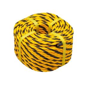 トラロープ　＃12（おおよそ直径12mm）　長さ　100m巻き　5巻セット　標識ロープ