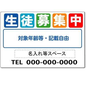 特注 看板 生徒募集中 募集 看板 60×91cm
