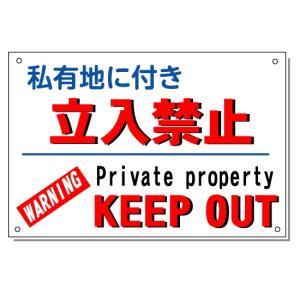 �u���L�n�ɕt�������֎~�v�Ŕ@�p��(English)���{��\���@450�~600mm