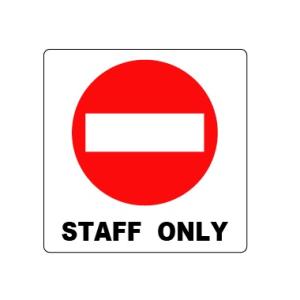 �֌W�҈ȊO�i���֎~�@STAFF ONLY�@�s�N�g�T�C�� �X�e�b�J�[�^�C�v�@150�~150mm�y����300�~�@�䂤�p�P�b�g�Ή��z
