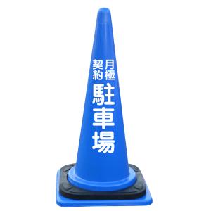 文字入カラーコーン・コーンベット付 月極契約駐車場の詳細画像1