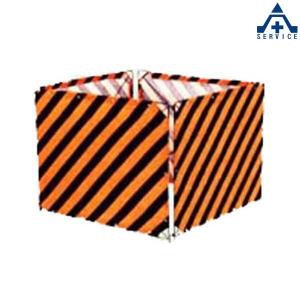 マンホール屏風 4面式  区画用品 バリケード 安全柵 衝立