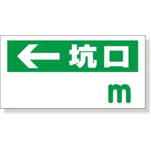 ずい道用品 坑口距離表示板 ← 坑口 m｜316-85｜anzh