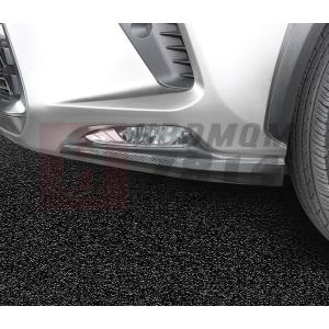 レクサスLexus NX300h/NX200/NX300 フロントガーニッシュ バンパーサイドガーニッシュ シルバー カーボン 二色選択可能 2P