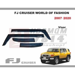 適応 トヨタ FJ クルーザー FJ Cruiser 07-20  貼り付け ドアバイザー 耐酸化材...