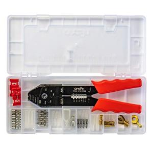 エーモン(amon)ターミナル&ツールセット 配線作業ができる電工ペンチと端子のセット