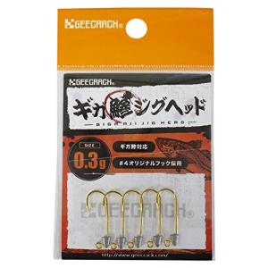 ジークラック (GEECRACK) ギガ鯵ジグヘッド 0.3g.の商品画像