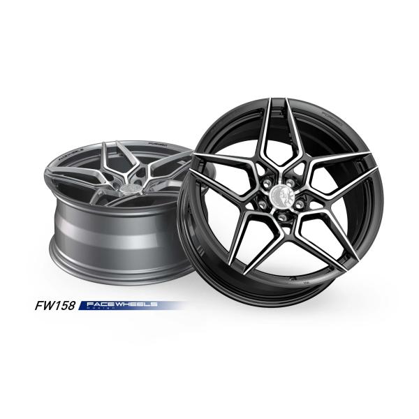 【鍛造】FACE WHEELS　FW158　FORGED 1PCホイール23インチ10.0/10.5...
