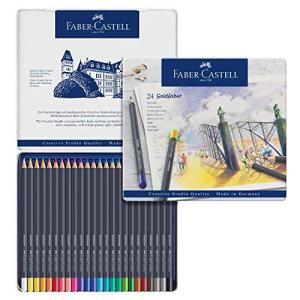 Faber-Castell Goldfaber 色鉛筆缶セット 24本入り｜aobashop