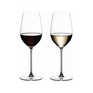 RIEDEL リーデル ワイングラス ペアセット リーデル・ヴェリタス リースリング(赤)/ジンファンデル(白) 395ml 6449/15｜aobashop