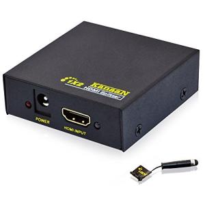 KanaaN HDMIスプリッター 1入力2出力 4k対応 Y-アダプタ 2160p Full UHD/ HD 1.4b 2-fach / 2ポート｜aobashop