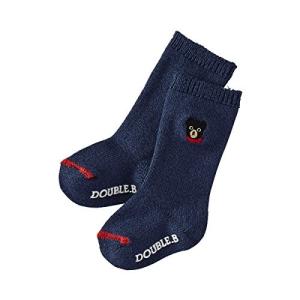 ミキハウス ダブルビー (MIKIHOUSE DOUBLE_B) ハイソックス 60-9702-239 13cm 紺
