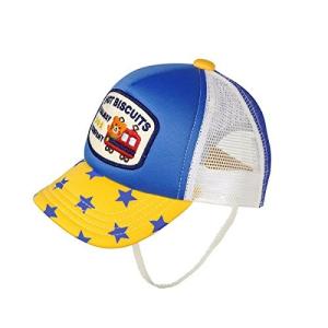 [ミキハウス ホットビスケッツ] キャップ 72-9104-975 (S(48-50cm), ブルー)