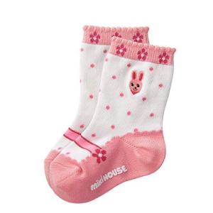 ミキハウス  ソックス 13-9601-974 11cm ピンク