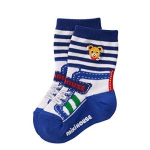 ミキハウス  ソックス 13-9601-974 11cm ブルー
