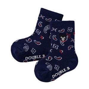 ミキハウス ダブルビー (MIKIHOUSE DOUBLE_B) ソックス 61-9601-821 19cm 紺
