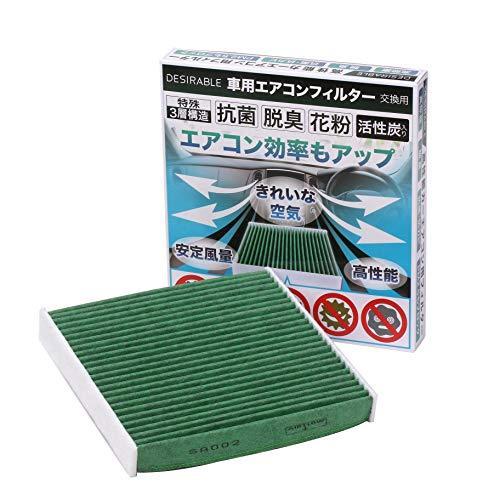 Desirable製 特殊3層構造＆活性炭入り ホンダ車用 交換用 エアコンフィルター PM2.5除...