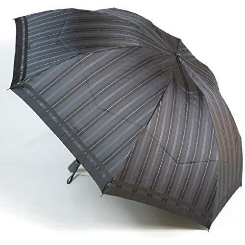 高級甲州織 メンズ 折りたたみ傘 「Tie」 ストライプ ? 無地 ＧＲＡＹ灰色　１４０年以上の歴史...