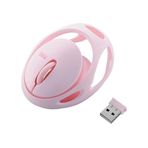 エレコム ワイヤレスマウス [EGG MOUSE FREE] 3ボタン ピンク M-EG30DRPN
