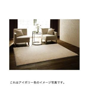 スミノエ 防炎 ラグ ラックスファー アイボリー 直径100cm正円 13127551の商品画像