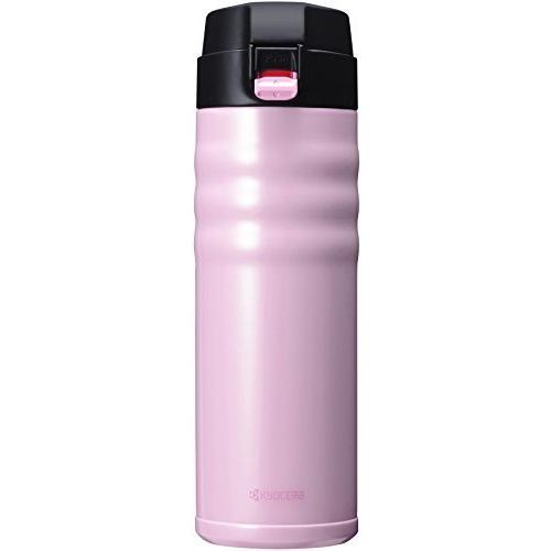 京セラ 水筒 500ml セラミック 加工 ワンタッチ式 ローズピンク CSB-500-BRPK