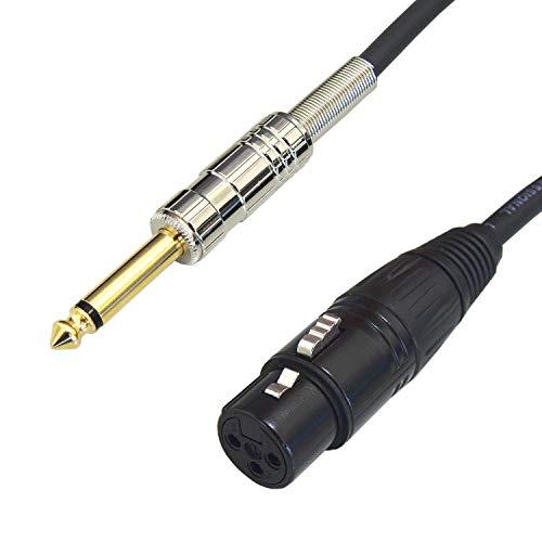 F-Factory 6.3mm TS フォーン(標準)プラグ (オス) - XLR (メス) 変換ケ...