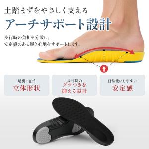 インソール 1セット 衝撃吸収 疲れにくい 靴...の詳細画像4
