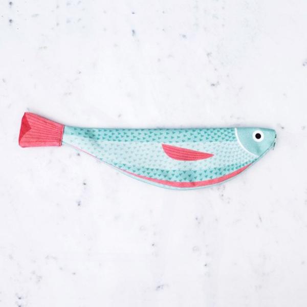 販売終了■おさかなポーチ 青魚 DON FISHER ドンフィッシャー VERDIN 地中海のさかな...