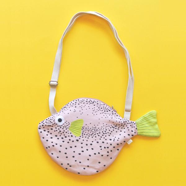 販売終了■おさかなバッグ フグ DON FISHER ドンフィッシャー SMALL PUFFERFI...