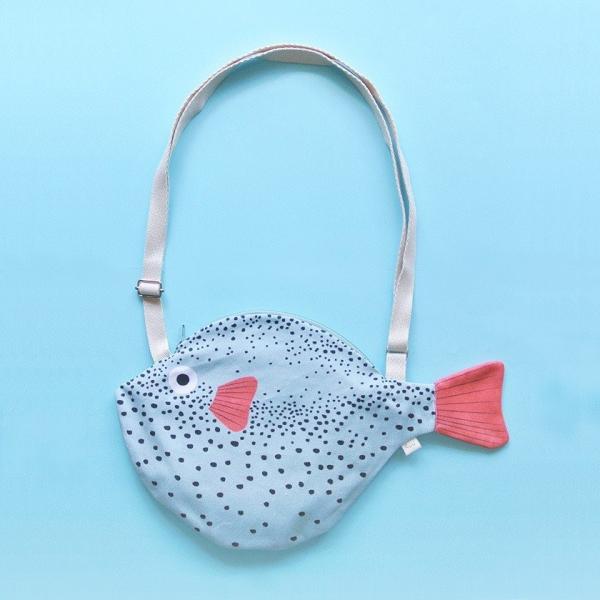 販売終了■おさかなバッグ フグ DON FISHER ドンフィッシャー SMALL PUFFERFI...