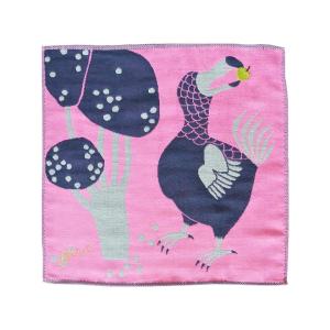 ガーゼハンカチ ドードー moritaMiW 3重ガーゼ dodo 絶滅種 送料200円 1万円以上送料無料