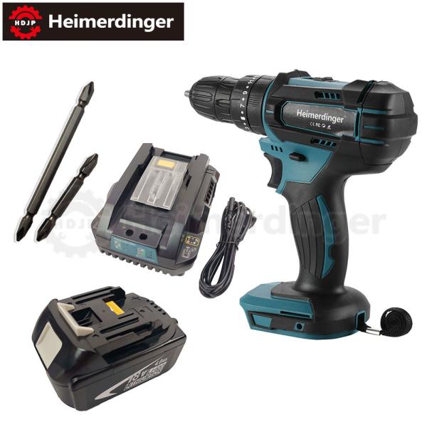 電動ドライバー  マキタ   18V 互換 軽量モデル 本体・電池・急速充電器 セット ドリル バッ...