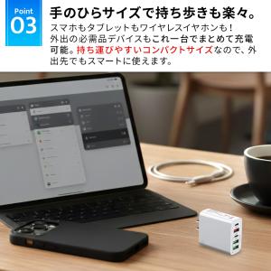 タイプC USB コンセント 急速充電器 20...の詳細画像3