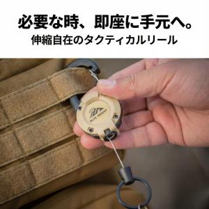 伸縮リール 2個セット アウトドア リュック ...の詳細画像5