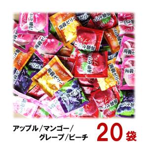 ゼリー こんにゃくゼリー ４種のフルーツ 20ｇＸ20個