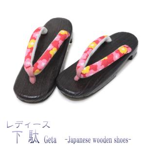 桐下駄 女性用 -306j- 焼桐 右近型 24...の商品画像