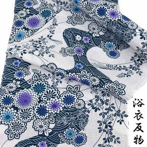 浴衣　反物　源氏物語　新品美品 楽天市場】注染 浴衣 反物《源氏物語》2024年夏新作 ブランド 日本製