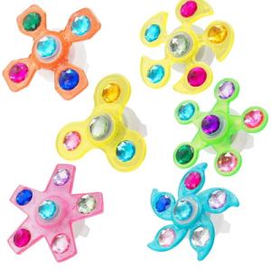 光るピカピカスピナー指輪 24入 景品 おもち...の詳細画像1