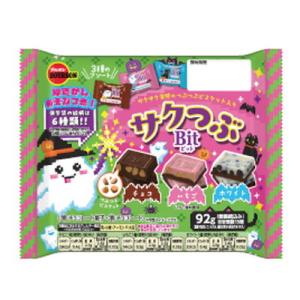 92ｇサクつぶビットハロウィン（目安個数15個）　駄菓子 おやつ 子供会 景品 お祭り くじ引き 縁日
